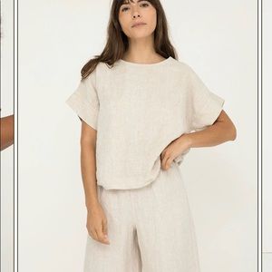 Elizabeth Suzann Georgia Tee Linen OS